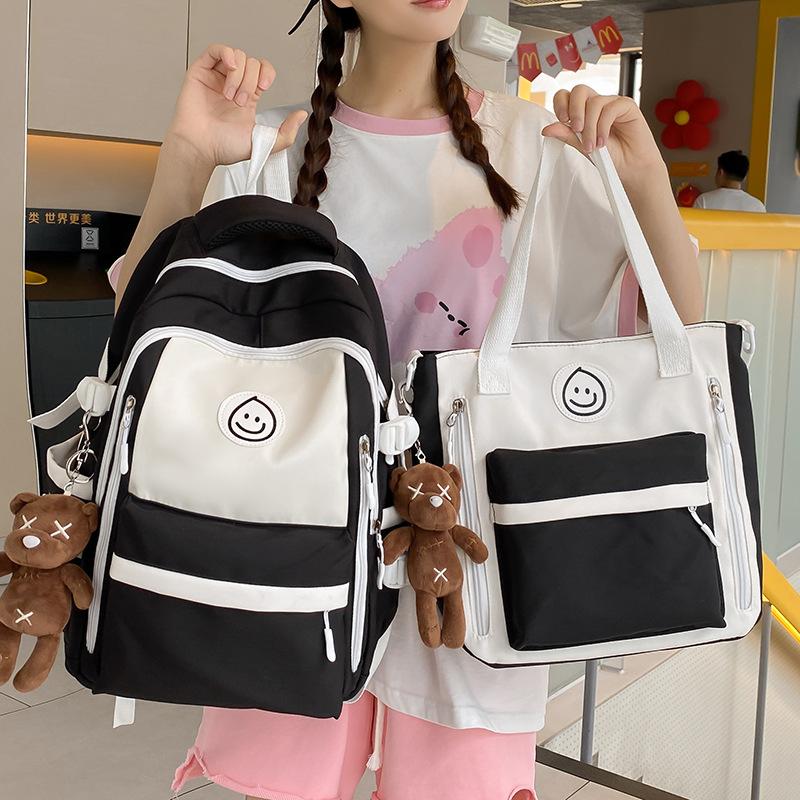 Children and Girls Elementary School Students Contrasting Colors Girls Middle School Students Junior High School Students Backpacks