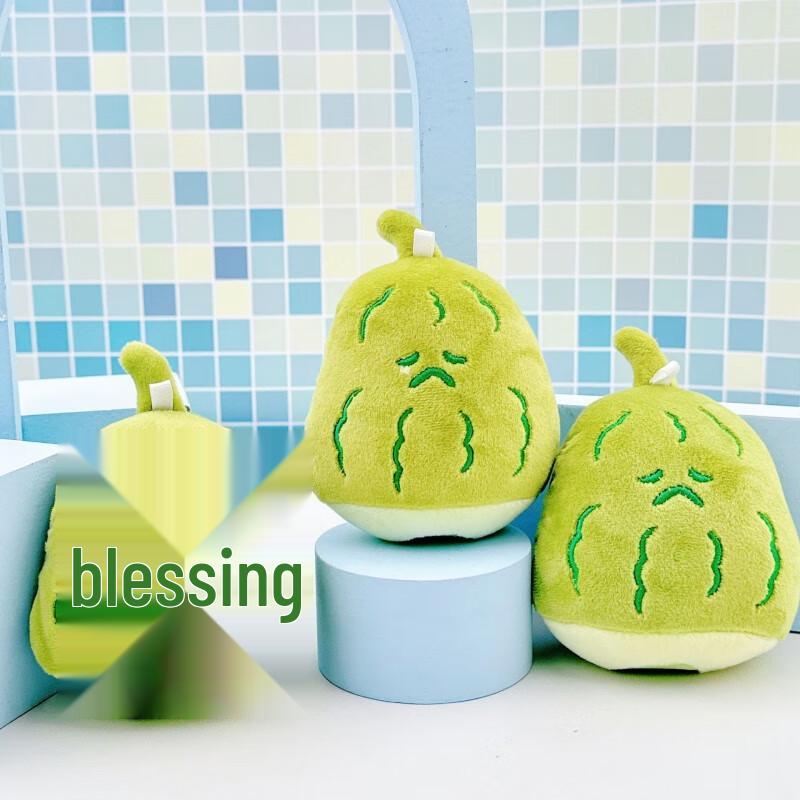 Набор из 5 мини-брелоков-плюшевых момордик