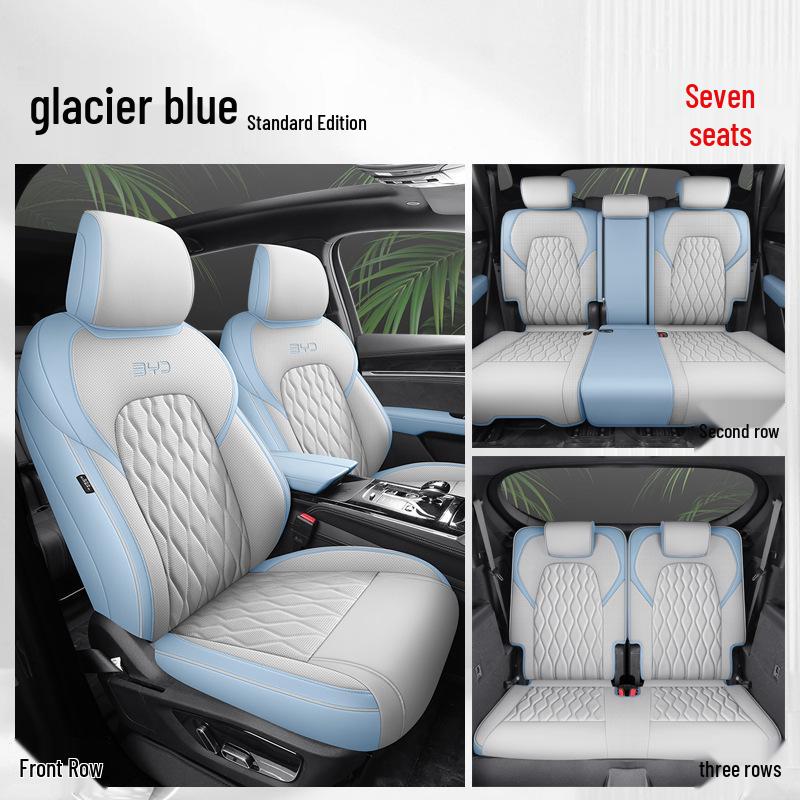 BYD Tang Full Leather Car Seat Cushion: Fits 5, 6, 7-Seater Models