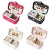 Portable Jewelry Storage Box Sophisticated Jewelry Case With Plush Interior For Secure Jewelry Protect
