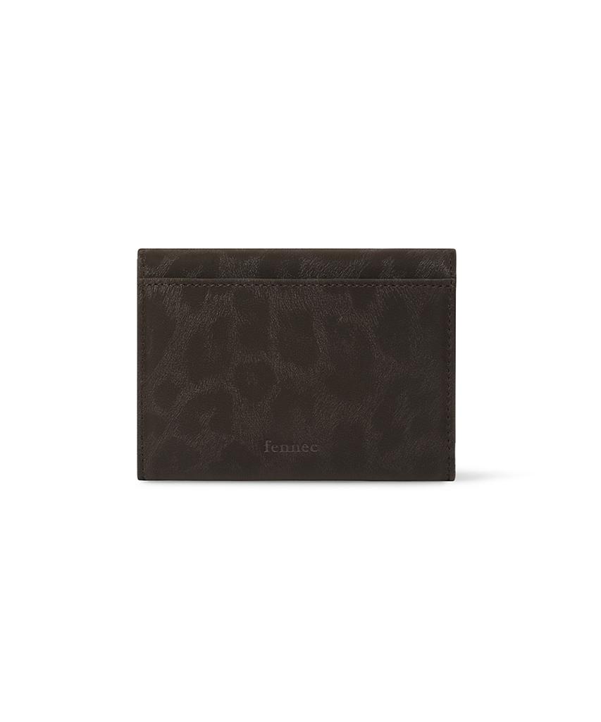 Fennec Triangle Doco Wallet - Leopard Brown
