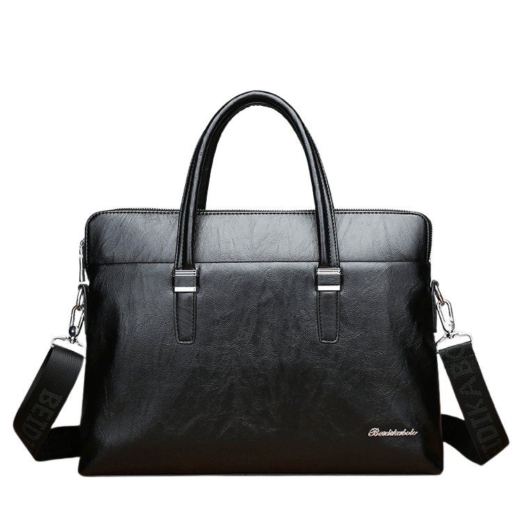 Men's Messenger Business Briefcase Wear-resistant Casual Bag Men's Handbag Horizontal Shoulder Bag