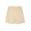 MLB Solid Color Elastic Waist Casual Shorts Unisex Shorts Light-Yellow 3ASPB0143-45BGL