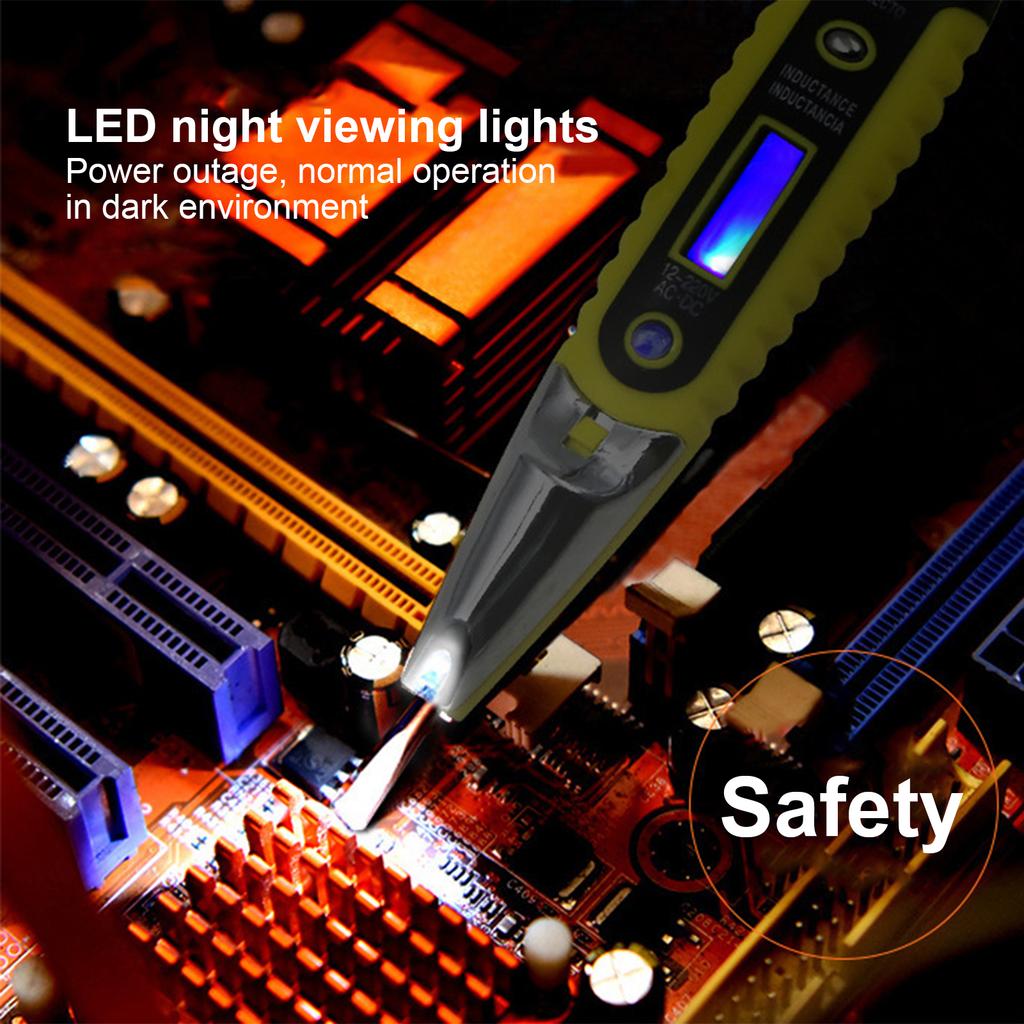 LED Multifunctional Digital Electric  Pen 12220V Non Contact Circuit Volt e Detector for Household