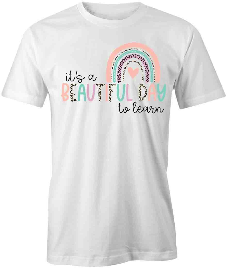 A BEAUTIFUL DAY TShirt Tee Short-Sleeved Cotton WHOLESOME BELIEVE S1WCA1000 S