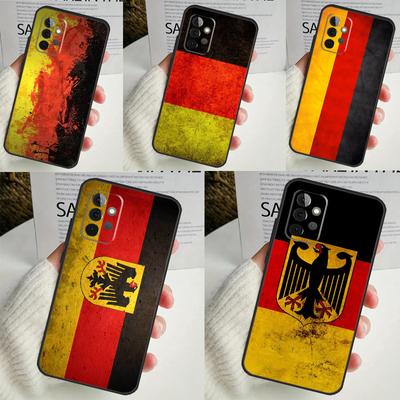 Germany Flag Banner Cover For Samsung Galaxy A34 A35 A14 A15 A25 A53 A33 A13 A52 A32 A12 A51 A71 A54 A55 Case