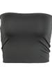 Straplez Tank Top Düz Renk CropTops Kadın Yaz Camiş Rahat Kaşkorse Moda Tüp Kadın Kolsuz Kırpılmış Y2K Giysileri