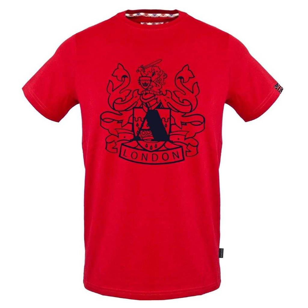 Aquascutum Mens Aldis Shield Logo T-Shirt