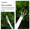 Stainless Steel Three-Pronged Bonsai Rake for Soil Loosening & Garden Planting
