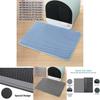 Deluxe Washable Cat Litter Mat Eva Material Non-slip Waterproof Cat Toilet Mat