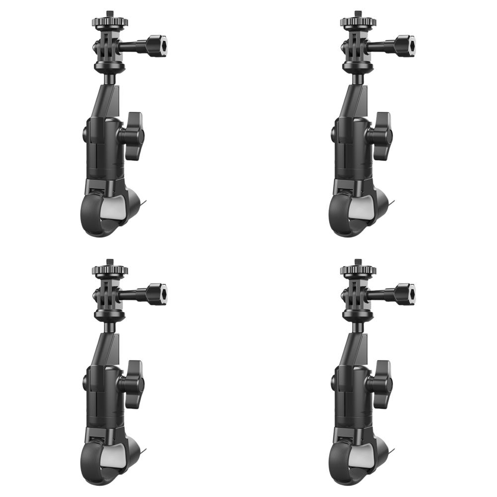 Motorcycle Bicycle Holder 360 Rotating Bicycle Handlebar Stand for Insta 360 X2 X3 X4 Go Pro 12 11 10 DJI