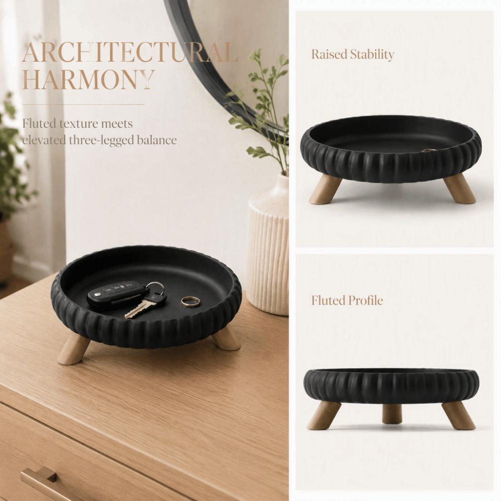 Round Key Trinket Jewelry Tray 3D-Printed Sundries Storage Dish Coffee Table