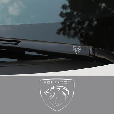 1,4 cm Metalowe Naklejki na Wycieraczki Samochodowe Emblemat Do Peugeot 3008 508 407 2008 208 Akcesoria Samochodowe 6RQ