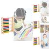 Cadre d'Abaque en Bois pour l'Éducation Précoce des Enfants avec Comptage à Dix Niveaux pour l'Apprentissage des Mathématiques et le Développement des Compétences