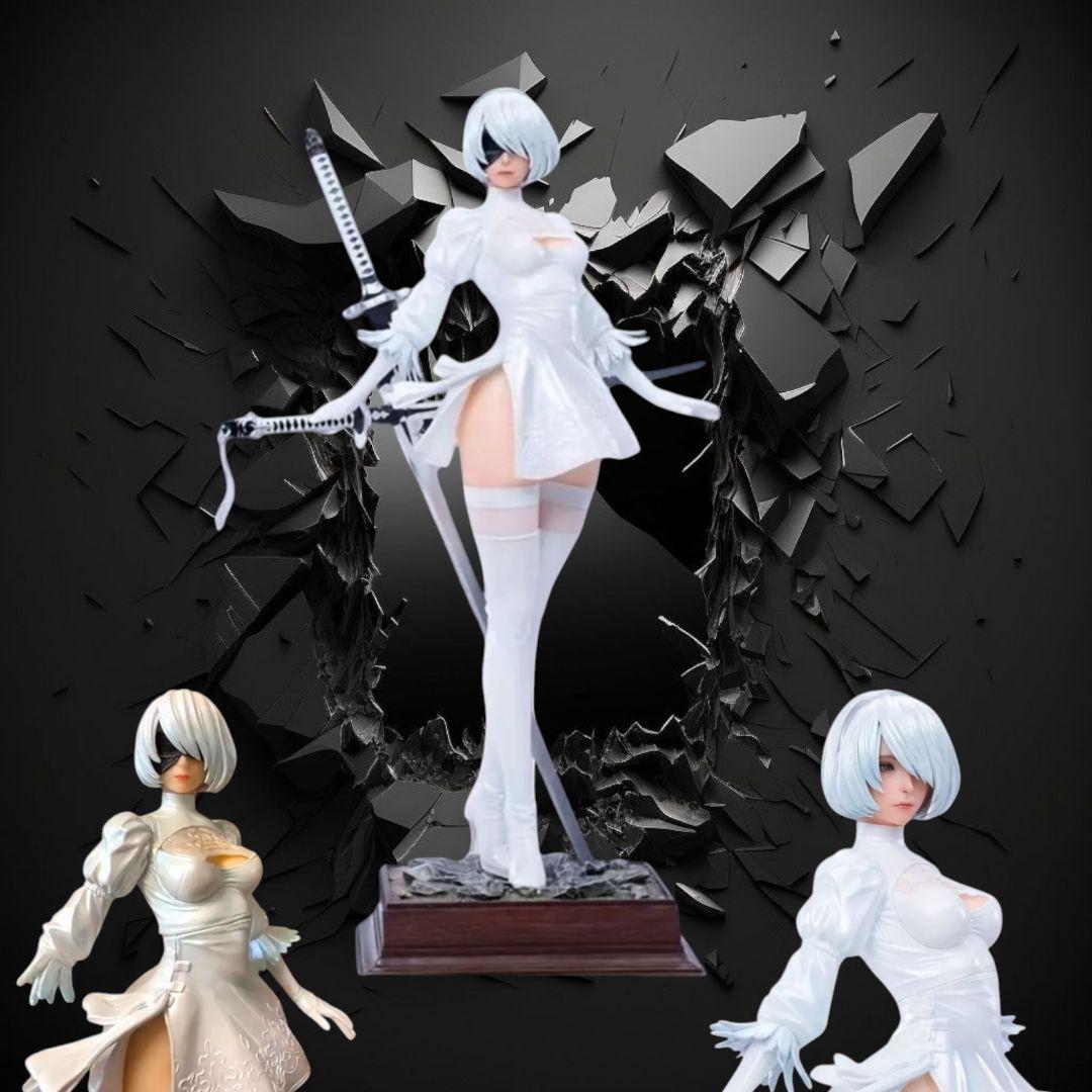 

[USED] 2B Figure White Made in Japan Blister