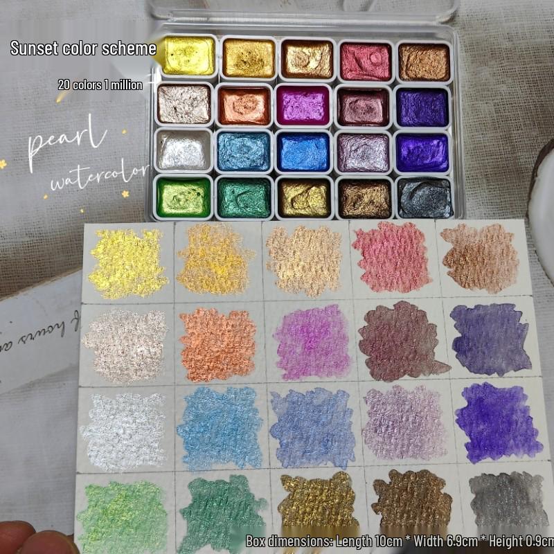 Nail Art Pearlescent Watercolor Set