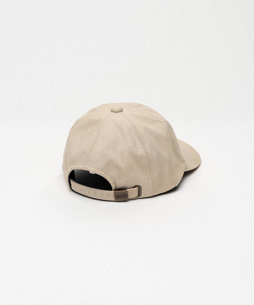 Kamiya Kamiya Upside-Down Distressed Cap - Black