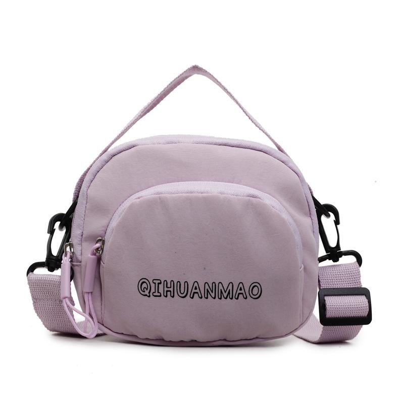 Internet celebrity texture small bag women's bag new 2025 summer foreign style canvas bag women's mini versatile shoulder crossbody bag