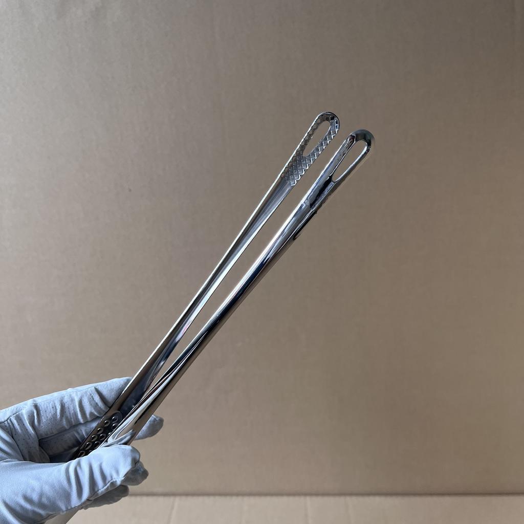 Nerezová ocel 304 BBQ kleště v korejském stylu Hotelová restaurace Bufetové kleště na jídlo Steak BBQ Kleště na chléb