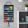 Card Game Mat Holder 8-Mat Holder For Card Game Playing Space-Saving Wall Mount Container With Hook Game Mat Tube Storage Bag