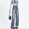 Baggy Vintage High Waist Denim Pant Streetwear Trousers Straight Women's Jeans