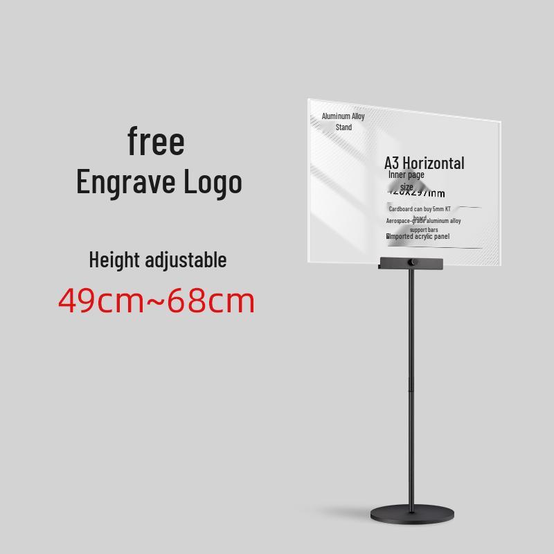 Aluminum Poster Stand for Store Promotions - Manager's Pick for New Arrivals
