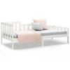 Daybed without Mattress White 80 x 200 cm Solid Pine Wood