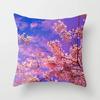 Cherry Blossom Rose Flower Throw Pillow Cover Sofa Decoration Bedside   Car Seat Cushion  Room Home