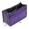 Outdoor Travel Purse Organizer Insert for Handbags Ladies Multi-function Toiletry Cosmetics Storage Bag Large Capacity Zipper Tote Bag