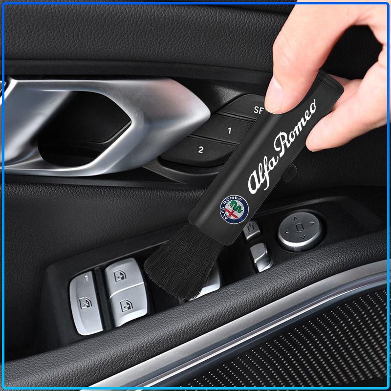 Car Air Conditioner Outlet Clean Brush Dust Remover Accessories For Alfa Romeo 147 159 Giulietta Giulia Mito Spider Alpha Nheadrest