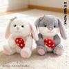 Adorable Rabbit Plush with Carrot & Scarf - Perfect Easter Gift for Girls