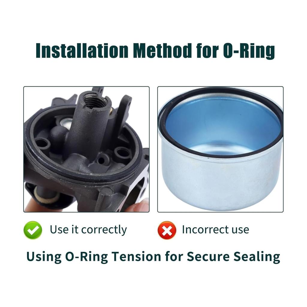 10PCS 693981 &10 PCS 799871 Float Bowl Gasket Compatible with Briggs & Stratton, 91400 15Z100 129H00 12A100 12D100 12B400 12C700 9A400 9K400 Series