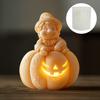 Clown Pumpkin Candle Silicone Mold Funny Character Statue Resin Mould Halloween Gifts Funny Character Clown Gypsum Molds