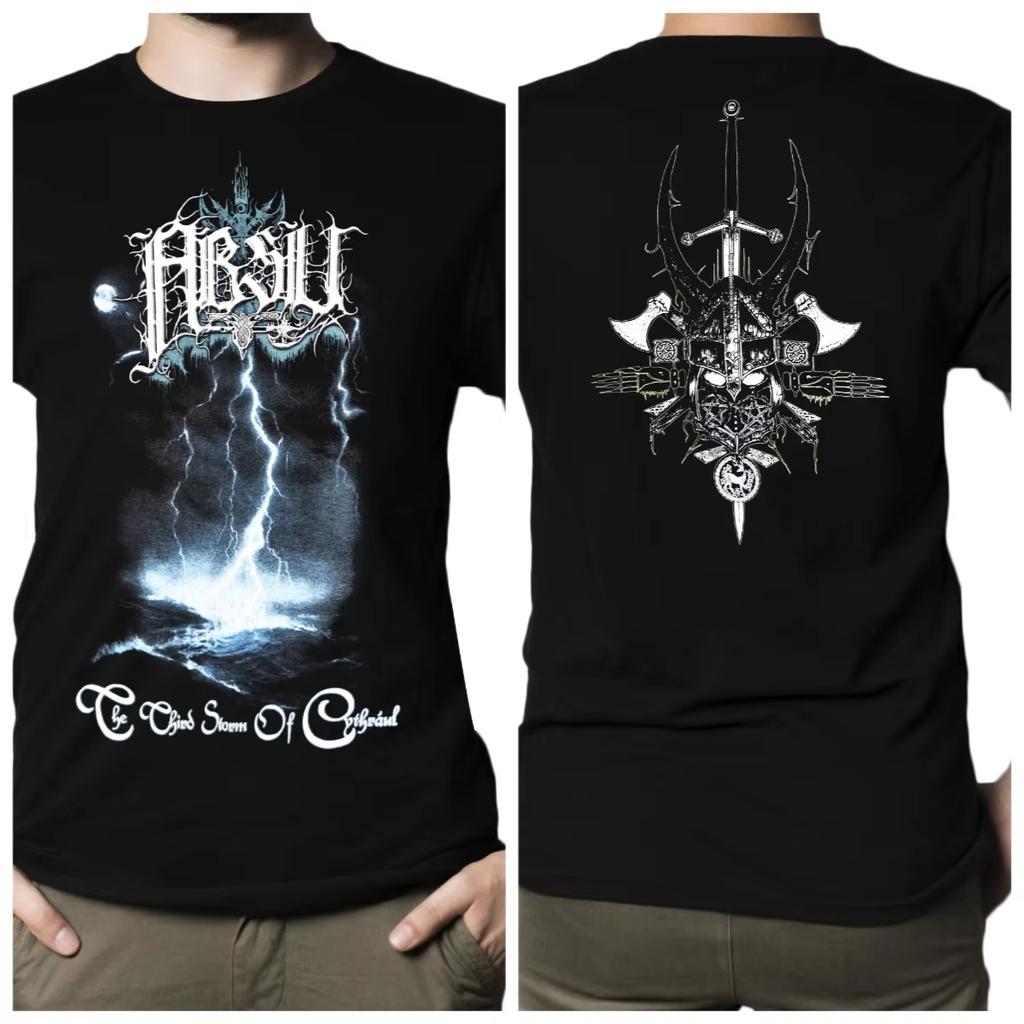 2025 New Third Storm of Cythraul Pattern Printed Pure Cotton T-shirt, High-quality and Fashionable Men's T-shirt