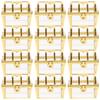 12 Pcs Candy Favor Containers Small Chocolate Boxes Wedding Party Treasure Chest Chest Bride Candy Container Favors