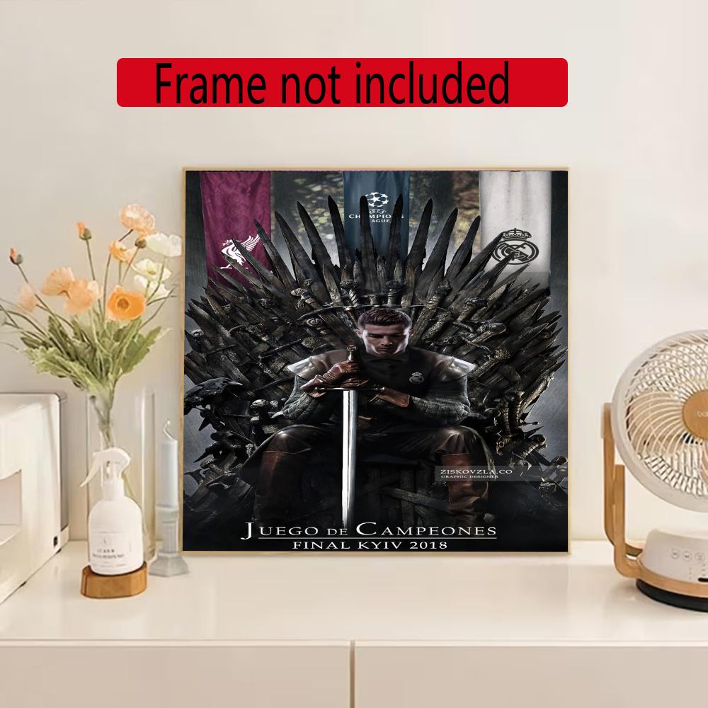 Juventus 5D Diy Diamond Painting Round Diamond Diy Frameless Holiday Artwork Suitable For Home Office Wall Decoration