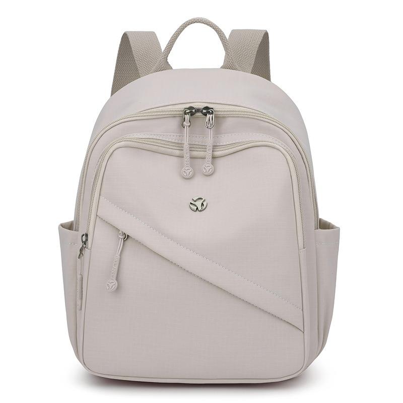 New Fashion Oxford Cloth Backpack Casual Travel Women's Bag with Multi-compartment Zipper Large Capacity