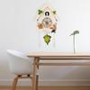 Cuckoo Wall Clock Creative Arabic Numerical Quartz Non Ticking Forest Hanging 3D Pendulum for