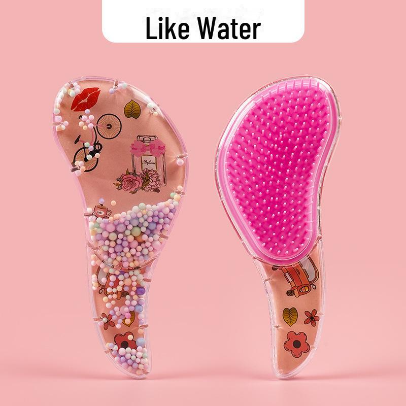 Transparent Anti-Knot Cartoon Hair Comb for Kids