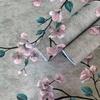 Vintage Floral Green Grey Peel And Stick Wall Paper Flower Self-adhesive Wallpaper Bedroom Decor Furniture Renovate Wall Sticker