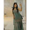 Desigenr Bollywood Paksiatni Sharara Suit Indian Party Wear Ethnic Salwar Kameez