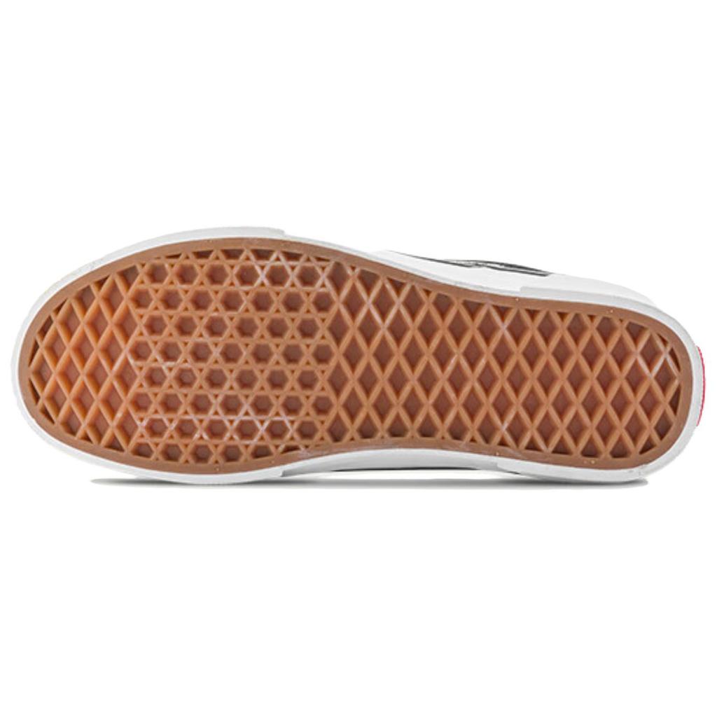 Vans Caldrone Fabric Leather Comfortable Casual Impact Resistant Durable Low Top Skate Shoes Women Sneaker Black VN0A2Z4ABA2