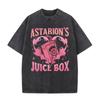 Divertente Scatola di Succo Astarion T-shirt Lavata Vintage Unisex Moda Donna Estetica Maglietta a Maniche Corte Estiva Casual Oversize