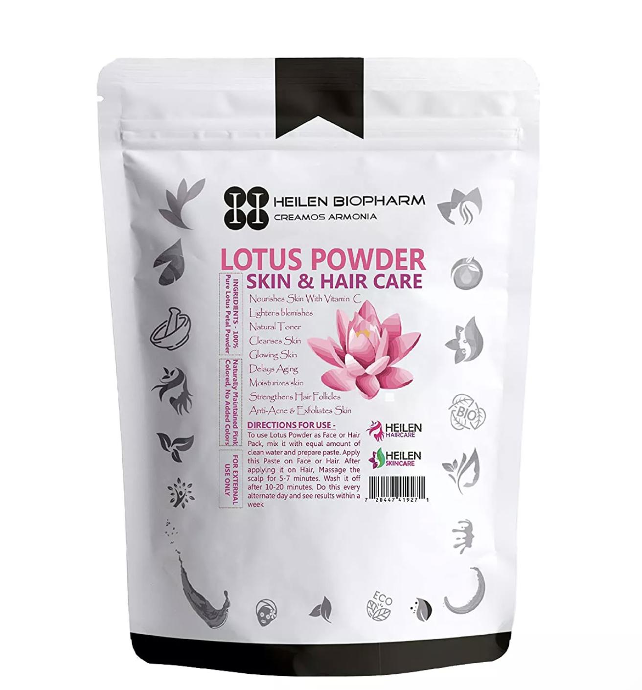 

Косметичний порошок пелюсток Лотоса (100 г), Lotus Powder, Heilen Biopharm