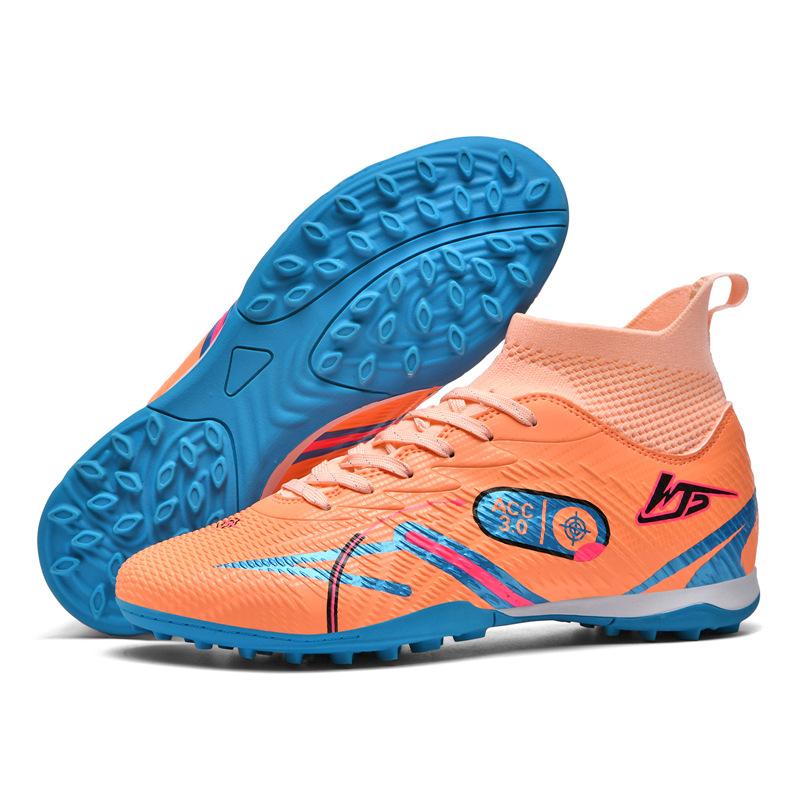 Xiyin Amazon's New High-top Breathable Football Shoes Professional Futsal Football Shoes Long Nails Broken Nails Spot 2025