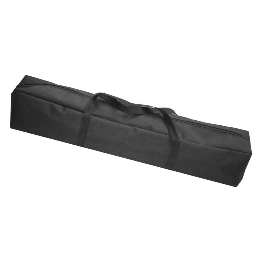 Zippered Duffel Bag for Travel Camping Sports Equipment Storage Water Proof Foldable Luggage Bag with Handles Black