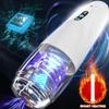 Automatic Rotation Sex Machines Male Masturbator Cup Silicone Vagina Real Pussy Blowjob Pocket Adult Masturbation Toys for Men