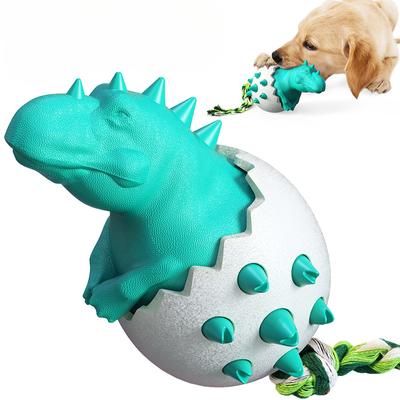 Neues Produkt Dinosaurier-Ei Hundemolarstab Kaubarer Kleber Heimtierbedarf Hundezahnbürste Hundespielzeug