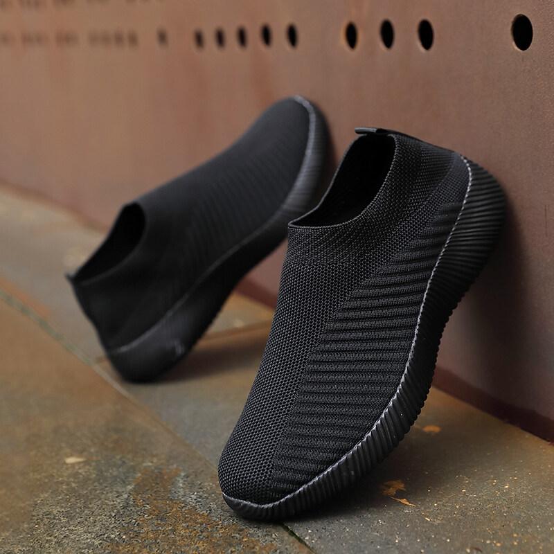 Ультралегкие женские вязаные кроссовки для бега — фото 9