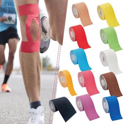 Kinesiology Tape (5 M X 5 Cm), Kinesiotapes Physio Tape Sport Tape Set, Waterproof & Skin-Friendly, For Muscle Support, Knee Pain, Elbow And Shoulder